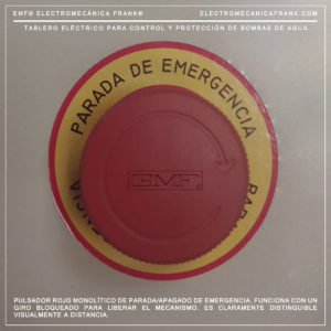 EMF® TE CPBA Característica: Parada de Emergencia